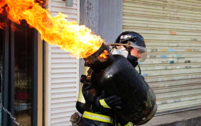 Incendios provocados por balones de gas