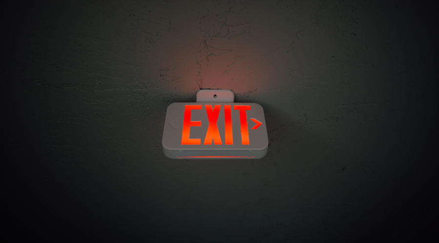 Despeja pasadizos y salidas emergencia