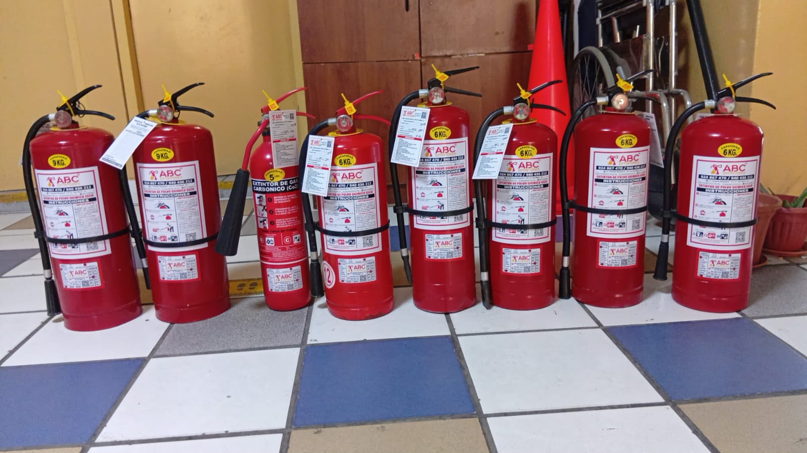 recarga de extintores anual en Perú ABC Extintores Ica